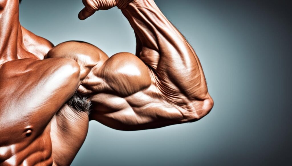 visible muscle definition