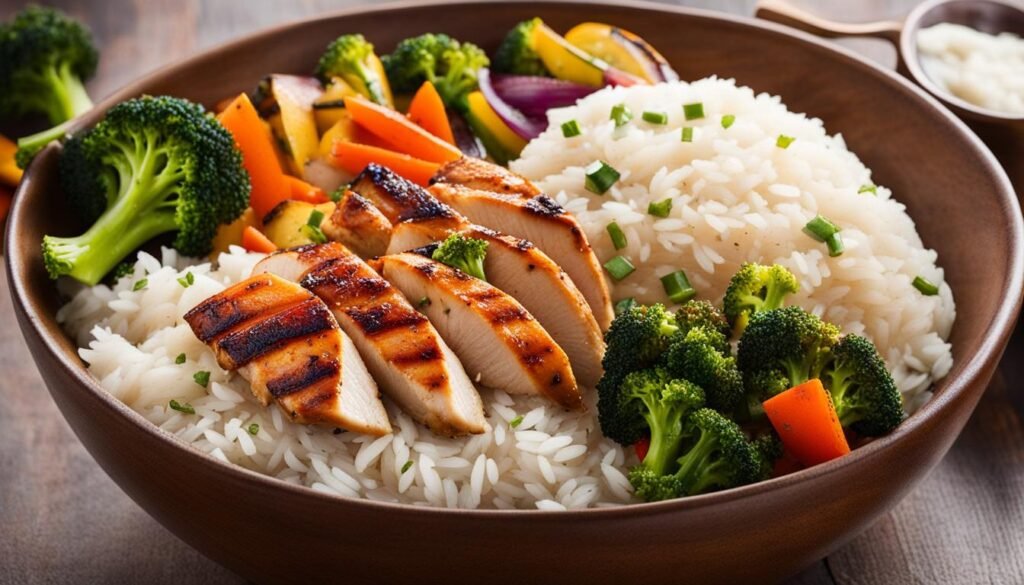 is chicken and rice good for weight loss image