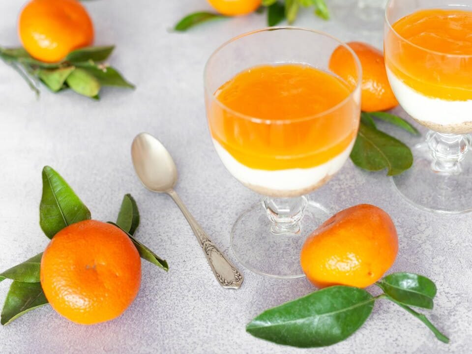 Tangerines and Jello Dessert