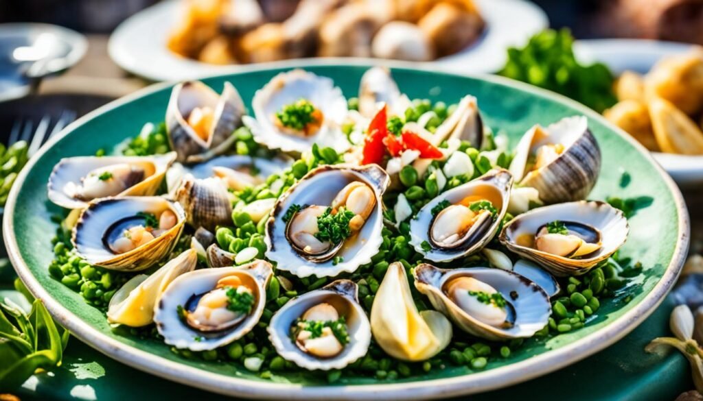 Shellfish and garlic for enhanced immunity